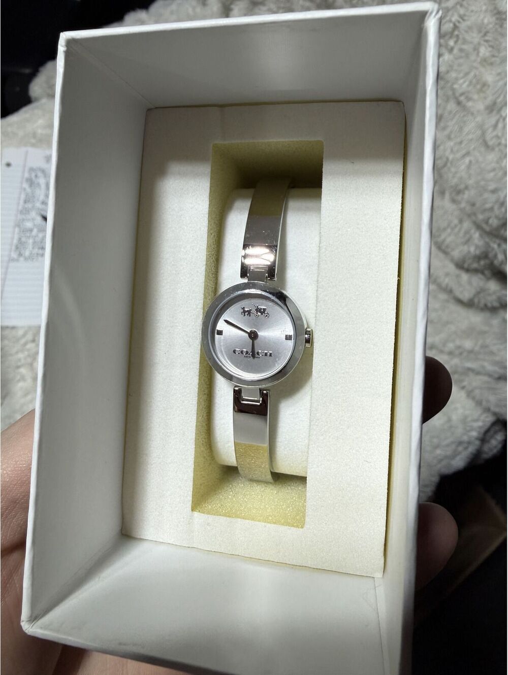 Coach Women's Stainless Steel Silver Tone Watch
